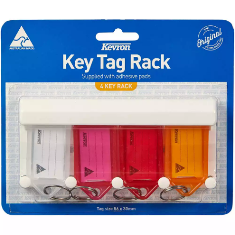 Picture of KEVRON ID5 KEY TAG RACK 4 TAG ASSORTED