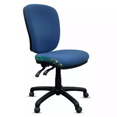 Picture of ORANGE DUST SPECTRUM ALICE OFFICE CHAIR HIGH BACK 510 X 490 X 960MM OCEAN BLUE