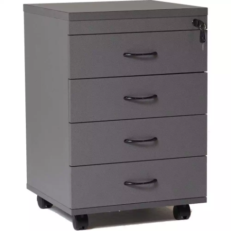 Picture of RAPID WORKER MOBILE PEDESTAL 4-DRAWER LOCKABLE 690 X 465 X 447MM IRONSTONE