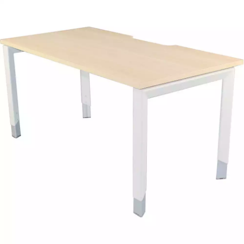 Picture of OBLIQUE HEIGHT ADJUSTABLE SINGLE DESK 1800 X 750 X 720MM SNOW MAPLE