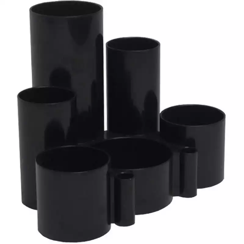 Picture of ITALPLAST DESK TIDY 6 COMPARTMENT BLACK