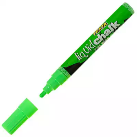 Picture of TEXTA LIQUID CHALK MARKER WET WIPE BULLET 4.5MM GREEN