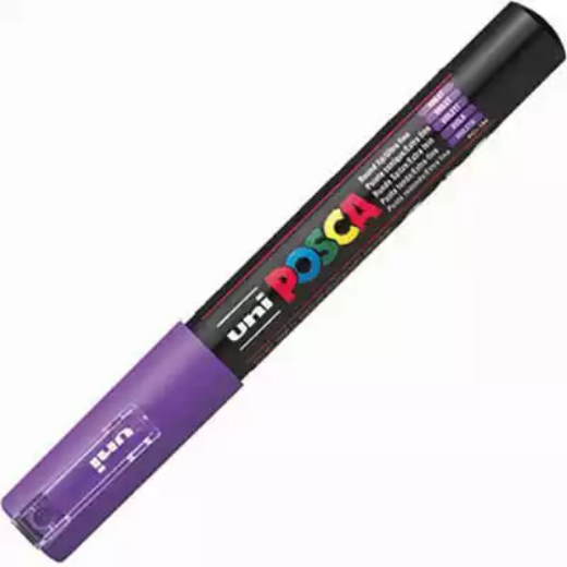 Picture of POSCA PC-1M PAINT MARKER BULLET EXTRA FINE 1.0MM VIOLET