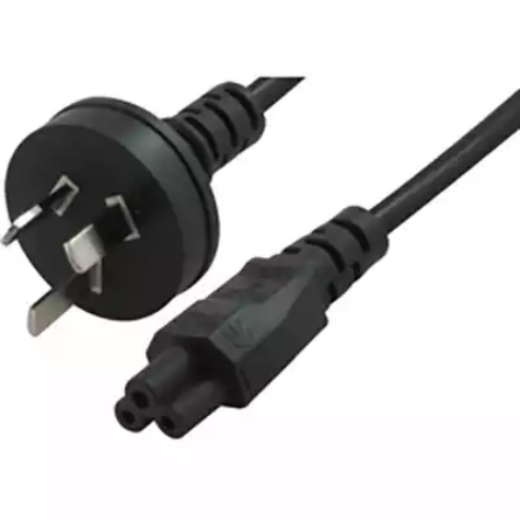 Picture of COMSOL POWER CABLE CLOVER LEAF 3PIN AUS MALE TO C5 FEMALE 2M BLACK