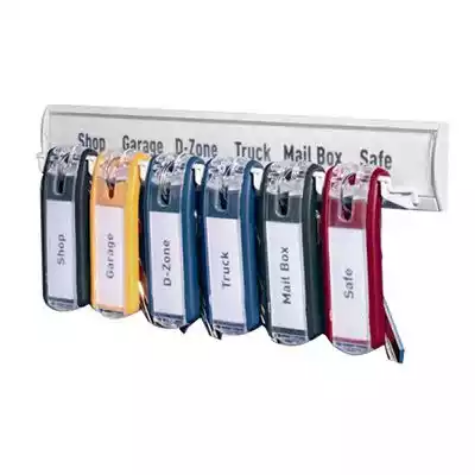 Picture of DURABLE 196100 KEY RAIL SET WITH 6 KEY CLIPS ASSORTED