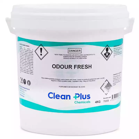 Picture of CLEAN PLUS ODOUR FRESH TOILET DEODORANT BLOCKS 4KG