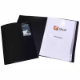 Picture of FOLDERMATE BLACK DOT DISPLAY BOOK NON-REFILLABLE 20 POCKET A3 BLACK