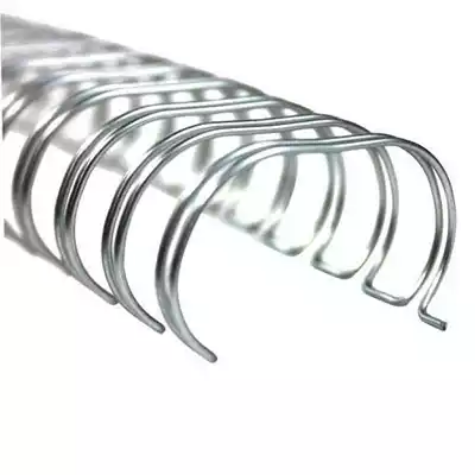 Picture of GBC WIRE BINDING COMB 21 LOOP 8MM A4 SILVER PACK 100