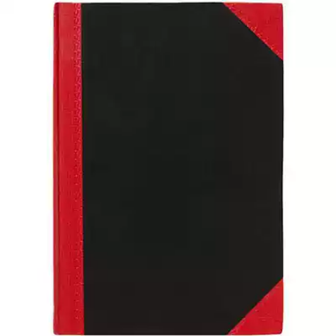 Picture of BLACK AND RED NOTEBOOK CASEBOUND RULED 200 PAGE A4