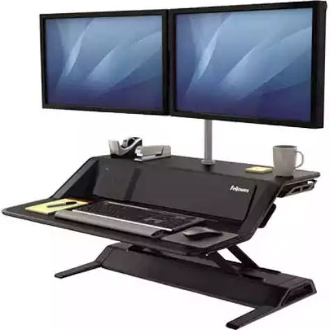 Picture of FELLOWES LOTUS DX SIT STAND WORKSTATION 832 X 616MM BLACK