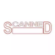 Picture of DESKMATE PRE-INKED MESSAGE STAMP SCANNED DATE RED