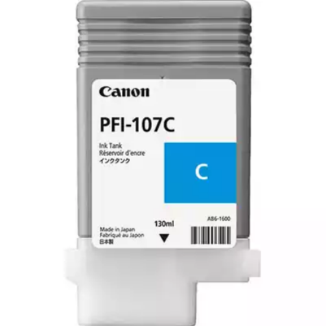 Picture of CANON PFI107 INK CARTRIDGE CYAN