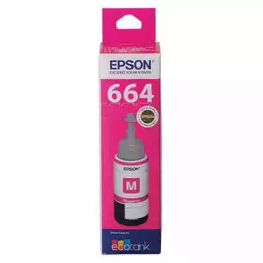 Picture of EPSON T664 ECOTANK INK BOTTLE MAGENTA