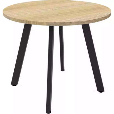 Picture of RAPIDLINE ETERNITY ROUND TABLE 900MM NATURAL OAK / BLACK