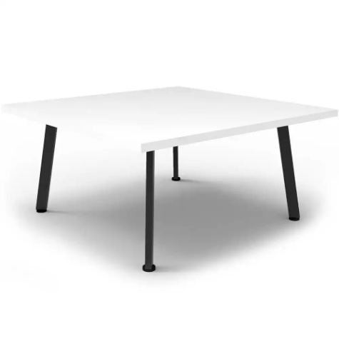 Picture of RAPIDLINE ETERNITY COFFEE TABLE 900 X 900MM NATURAL WHITE/BLACK