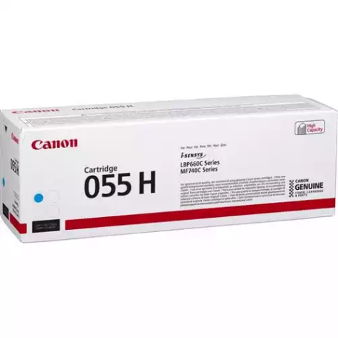 Picture of CANON CART055 TONER CARTRIDGE HIGH YIELD CYAN