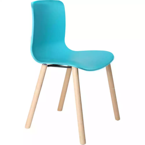 Picture of DAL ACTI CHAIR 4-LEG TIMBER FRAME TEAL POLYPROP SHELL