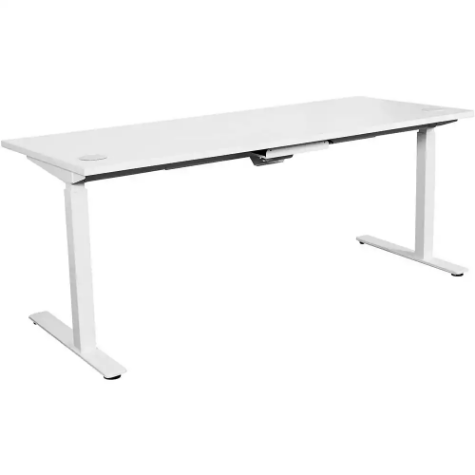 Picture of SUMMIT ELECTRIC SIT TO STAND STRAIGHT DESK 1500 X 750MM WHITE/WHITE