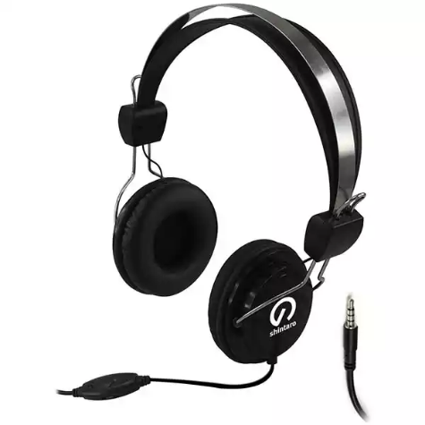 Picture of SHINTARO SH105MC STEREO HEADSET WITH INLINE MICROPHONE BLACK