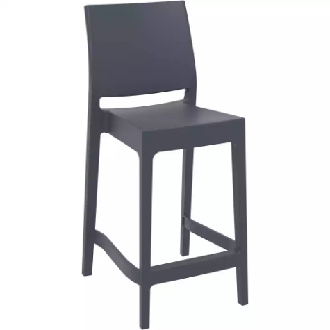 Picture of SIESTA MAYA BARSTOOL 65 440 X 500 X 980MM ANTHRACITE