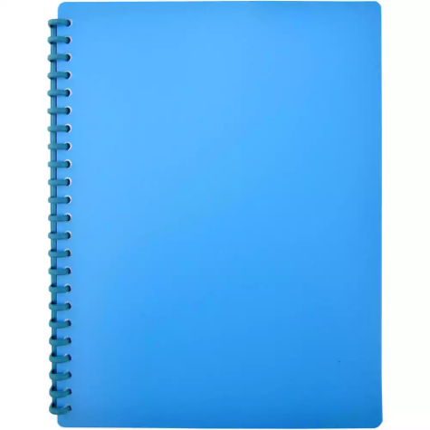 Picture of BANTEX EURO DISPLAY BOOK REFILLABLE 20 POCKET A4 BLUE