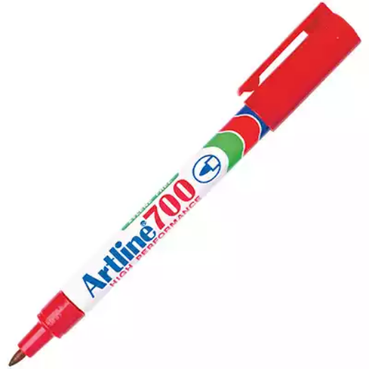 Picture of ARTLINE 700 PERMANENT MARKER BULLET 0.7MM RED