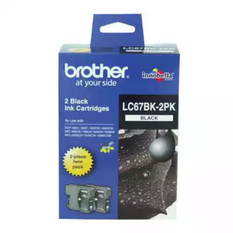 Picture of BROTHER LC67BK2PK INK CARTRIDGE BLACK PACK 2