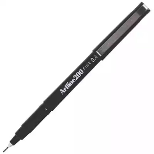 Picture of ARTLINE 200 FINELINER PEN 0.4MM BLACK