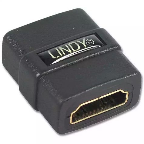 Picture of LINDY 41230 HDMI COUPLER FEMALE TO FEMALE BLACK