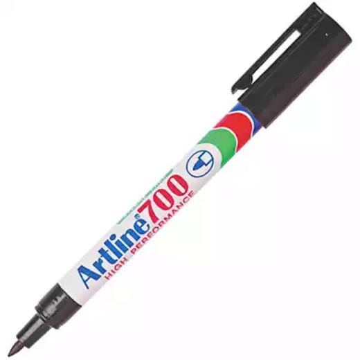 Picture of ARTLINE 700 PERMANENT MARKER BULLET 0.7MM BLACK