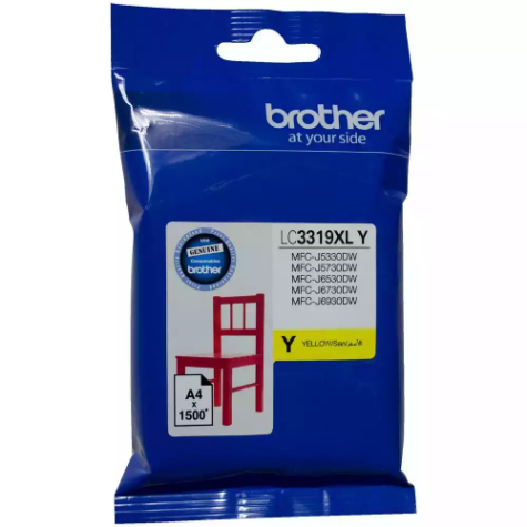 Picture of BROTHER LC3319XLY INK CARTRIDGE HIGH YIELD YELLOW