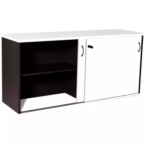 Picture of RAPID WORKER SLIDING DOOR CREDENZA 1800 X 450MM WHITE/IRONSTONE