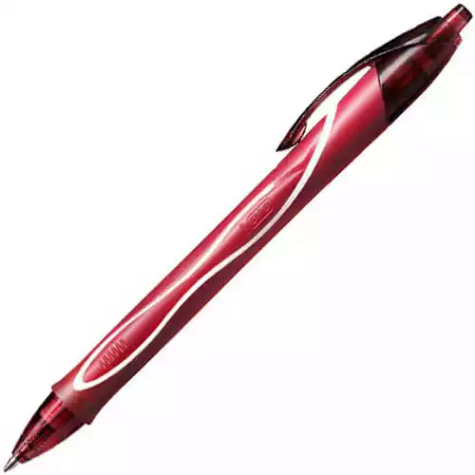 Picture of BIC GELOCITY RETRACTABLE QUICK DRY GEL PEN MEDIUM 0.7MM RED