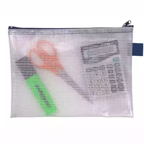 Picture of CUMBERLAND DATA WALLET/PENCIL CASE MESH DESIGN ZIPPER CLOSURE 260 X 200MM