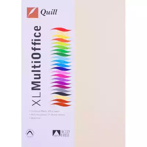 Picture of QUILL XL MULTIOFFICE COLOURED A4 COPY PAPER 80GSM CREAM PACK 500 SHEETS