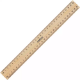 Picture of CELCO RULER POLISHED WOOD DRILLED METAL EDGE 300MM