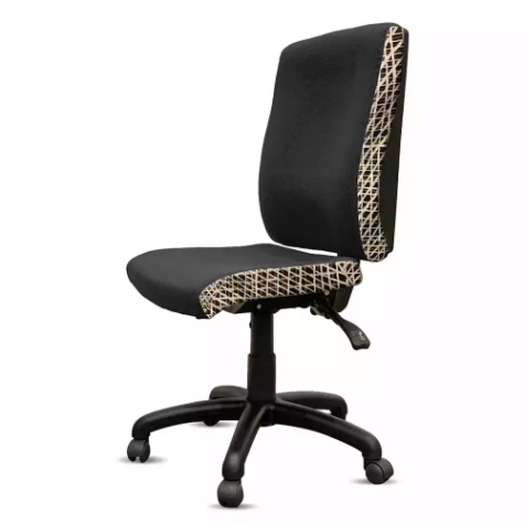 Picture of ORANGE DUST KATHERINE CHAIR HIGH BACK 510 X 450 X 990MM COCKATOO BLACK