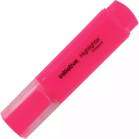 Picture of INITIATIVE HIGHLIGHTER CHISEL PINK