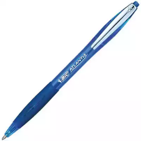 Picture of BIC ATLANTIS RETRACTABLE BALLPOINT PEN 1.0MM BLUE BOX 12