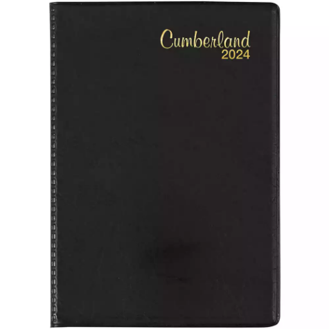 Picture of CUMBERLAND 71PBK POCKET DIARY DAY TO PAGE A7 BLACK