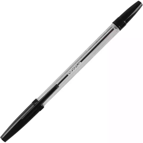 Picture of INITIATIVE BALLPOINT PENS MEDIUM BLACK BOX 12