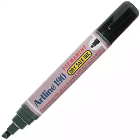 Picture of ARTLINE 190 PERMANENT MARKER CHISEL 5MM BLACK