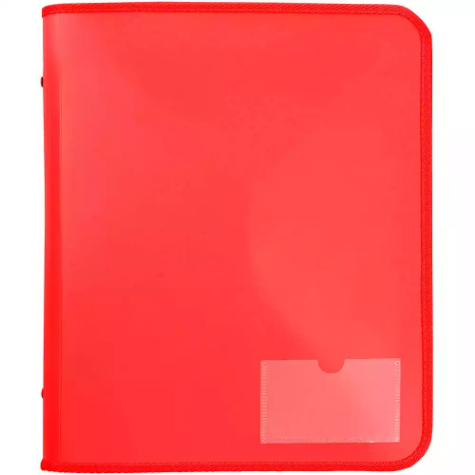 Picture of MARBIG ZIPPER BINDER 25MM 2D RED