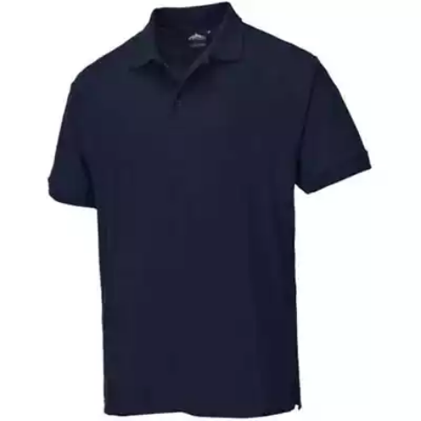 Picture of PORTWEST B210 NAPLES MENS POLO SHIRT DARK NAVY S