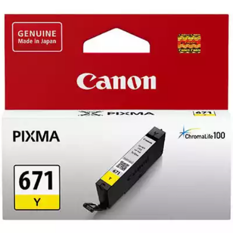 Picture of CANON CLI671 INK CARTRIDGE YELLOW