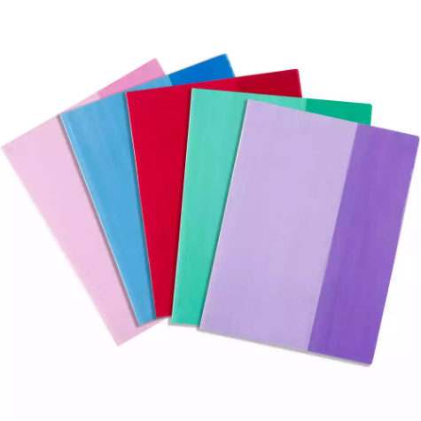 Picture of CONTACT BOOK SLEEVES 9 X 7 INCH ASSORTED PACK 5