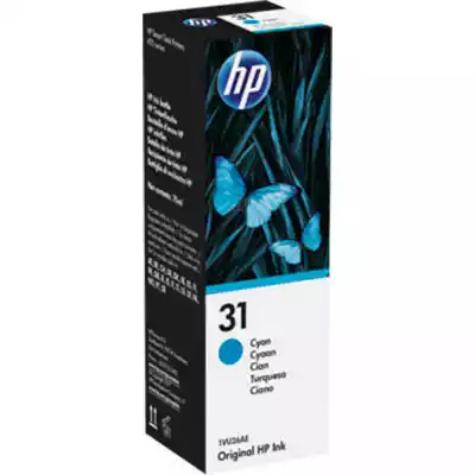 Picture of HP 1VU26AA 31 INK BOTTLE CYAN