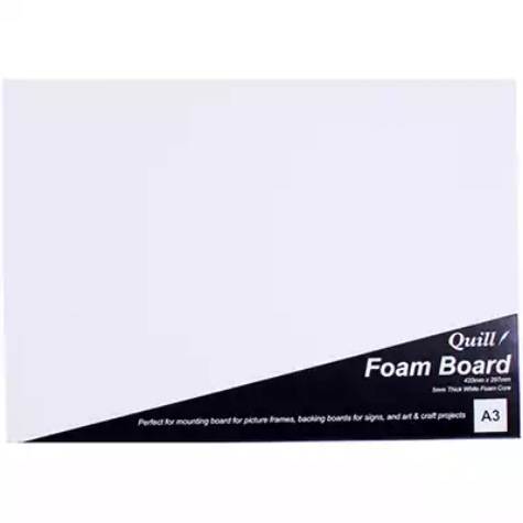 Picture of QUILL FOAM BOARD 5MM A3 WHITE