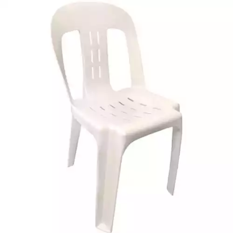 Picture of RAPIDLINE PIPEE PLASTIC STACKING CHAIR WHITE