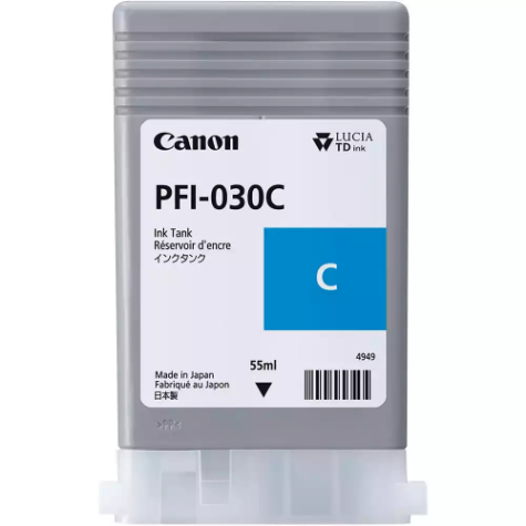 Picture of CANON PFI-030 INK CARTRIDGE CYAN